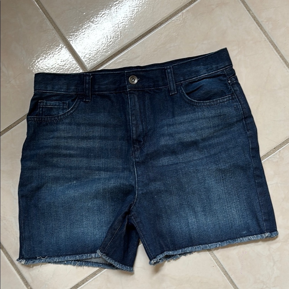 NWOT- Place Blue Girls Jean Shorts Classic Cut-Off Style